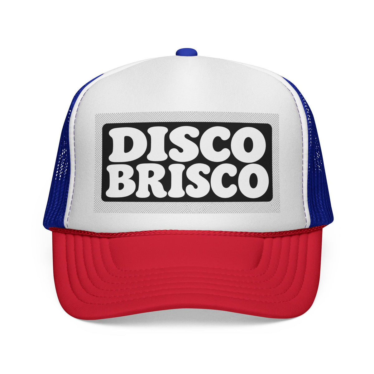 Disco Brisco Trucker Cap — Retro 70s Disco Logo Hat