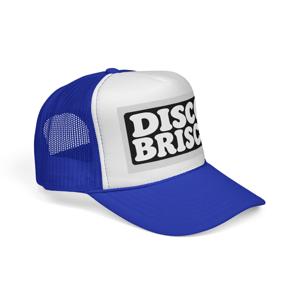 Disco Brisco Trucker Cap — Retro 70s Disco Logo Hat