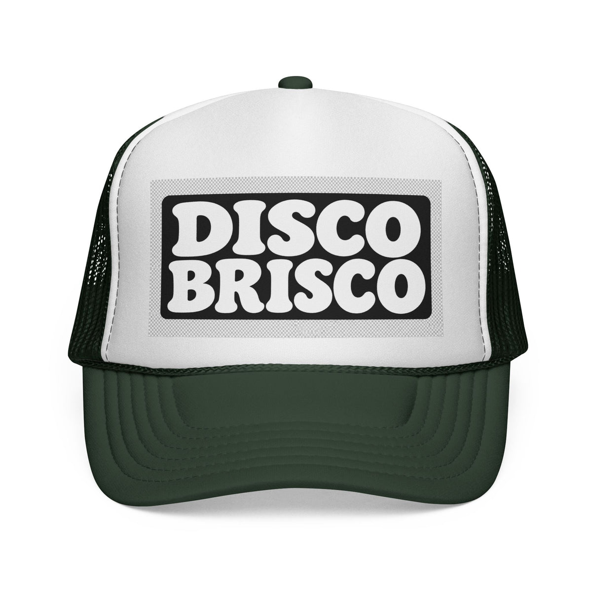 Disco Brisco Trucker Cap — Retro 70s Disco Logo Hat