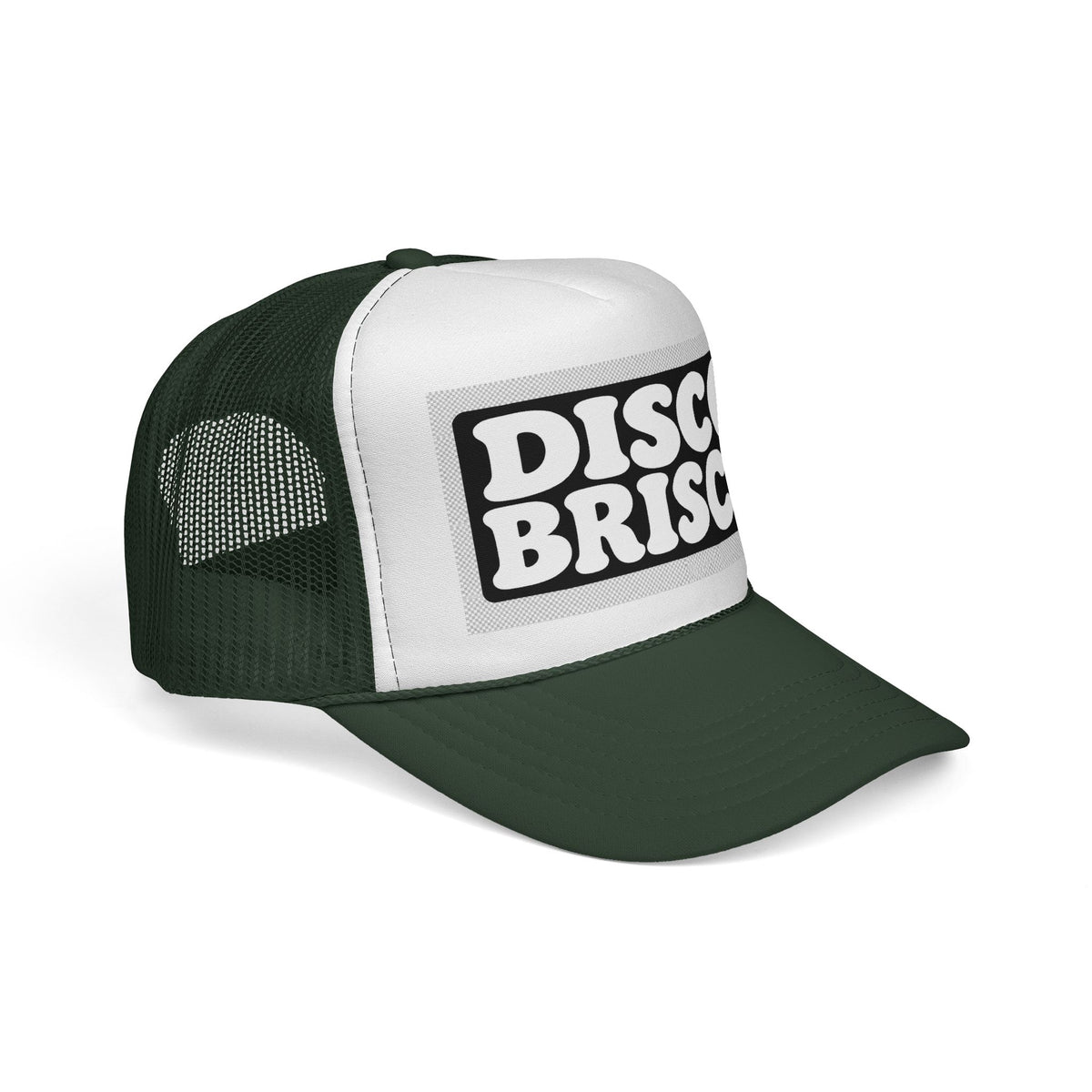 Disco Brisco Trucker Cap — Retro 70s Disco Logo Hat