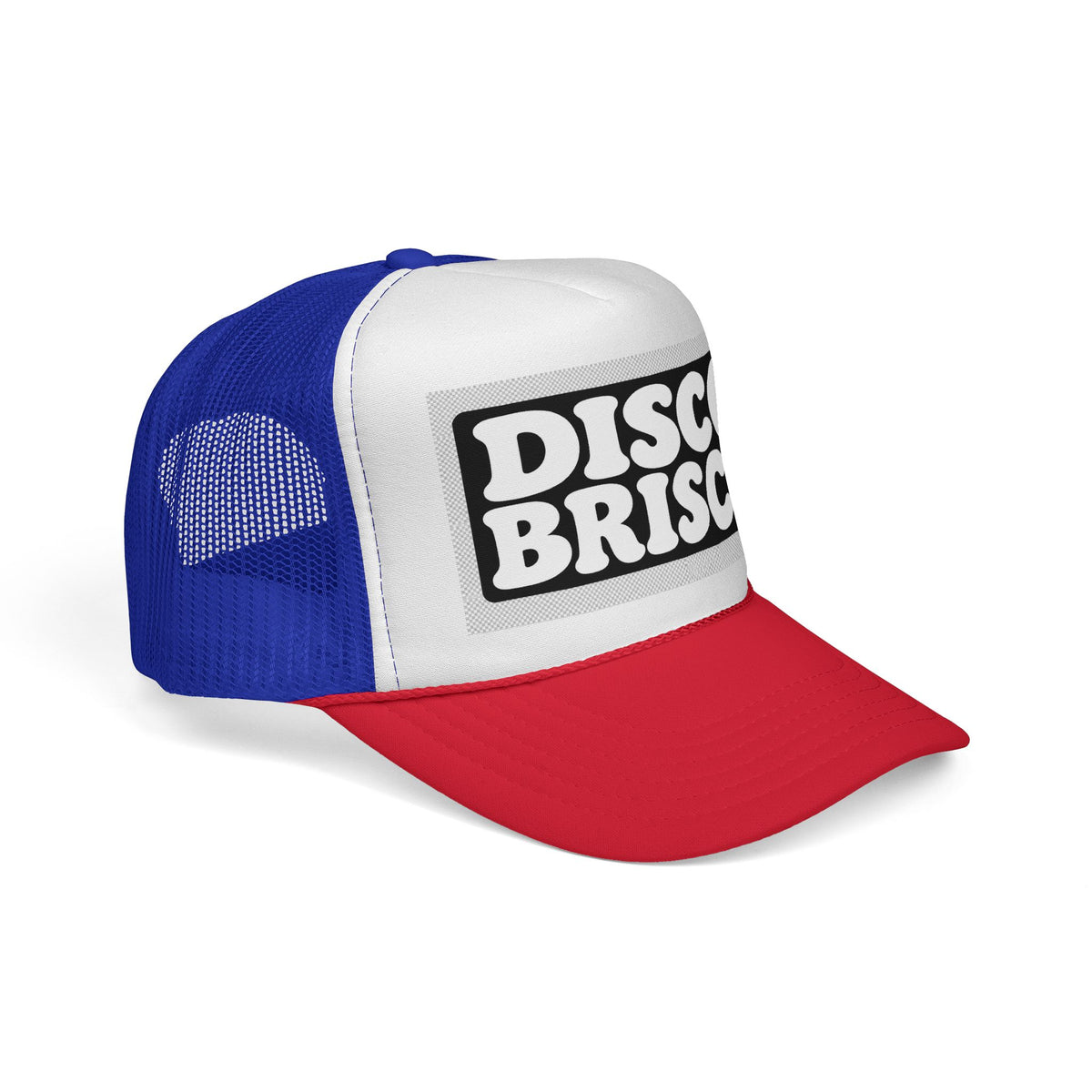 Disco Brisco Trucker Cap — Retro 70s Disco Logo Hat
