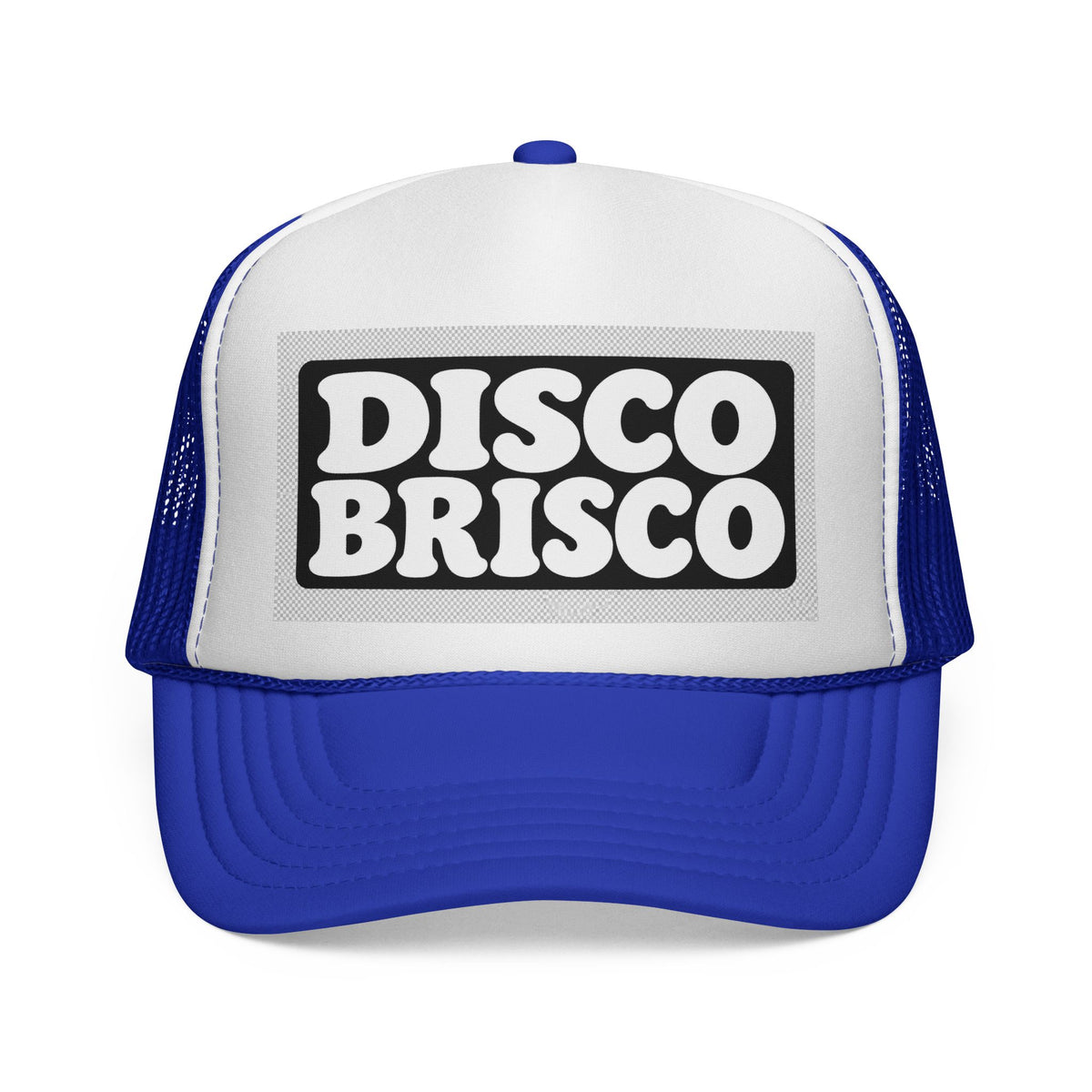 Disco Brisco Trucker Cap — Retro 70s Disco Logo Hat