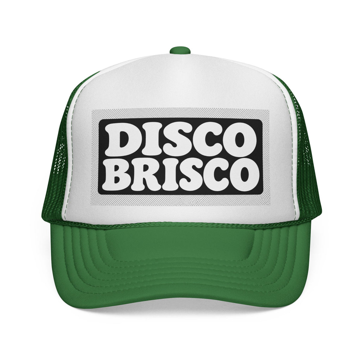 Disco Brisco Trucker Cap — Retro 70s Disco Logo Hat