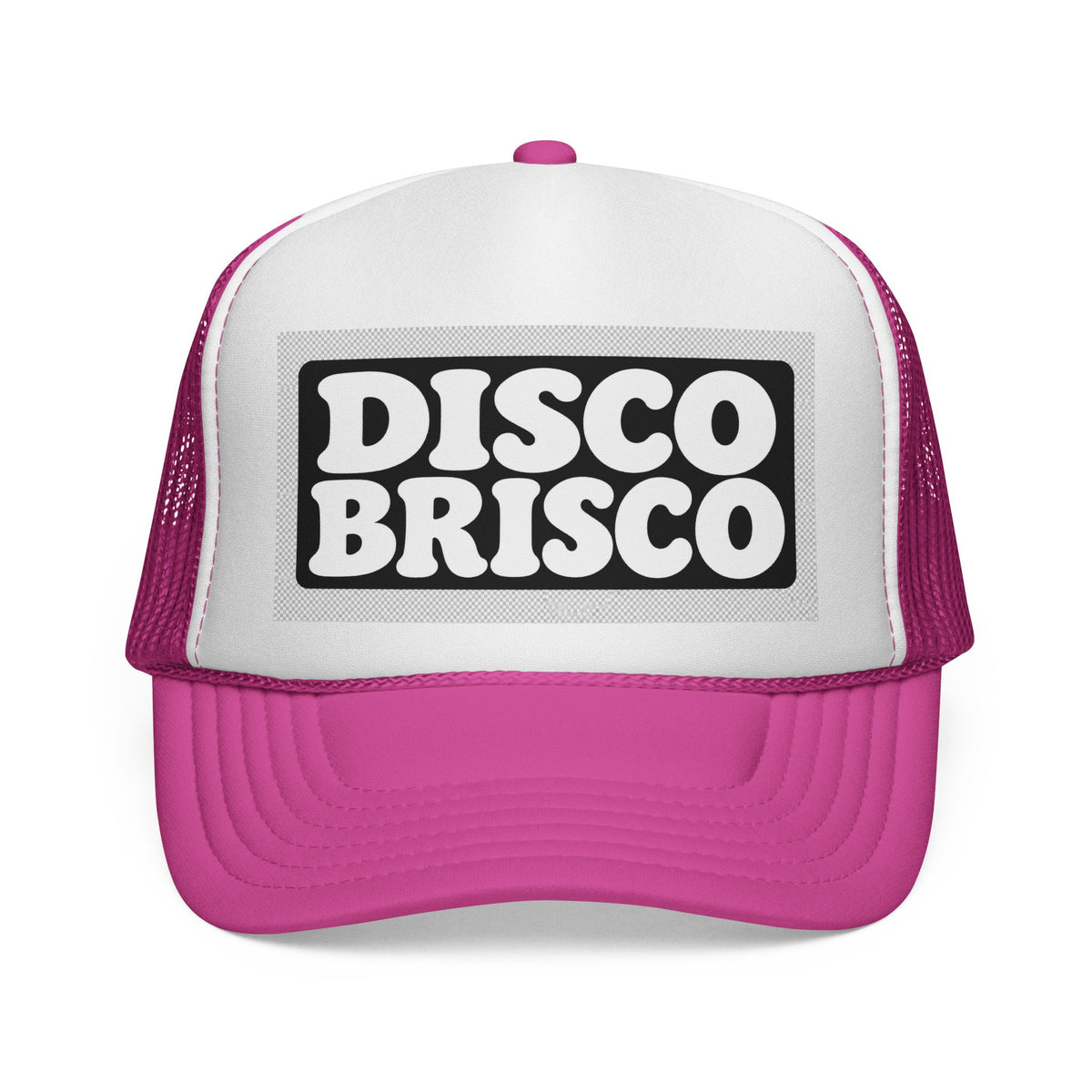 Disco Brisco Trucker Cap — Retro 70s Disco Logo Hat