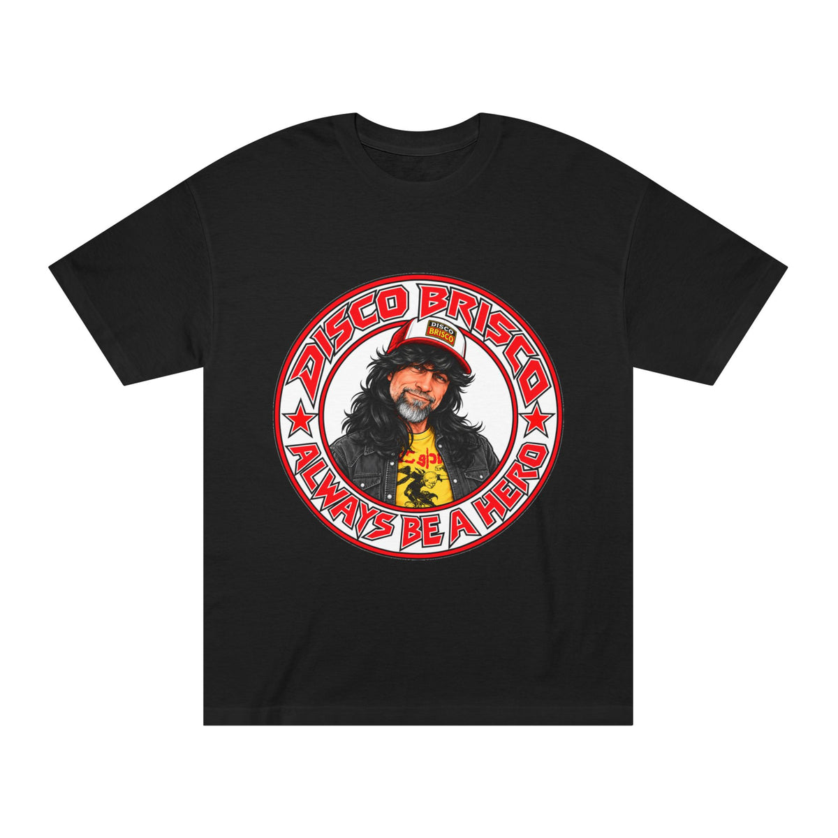 Disco Brisco "Always Be a Hero" Retro Graphic Tee