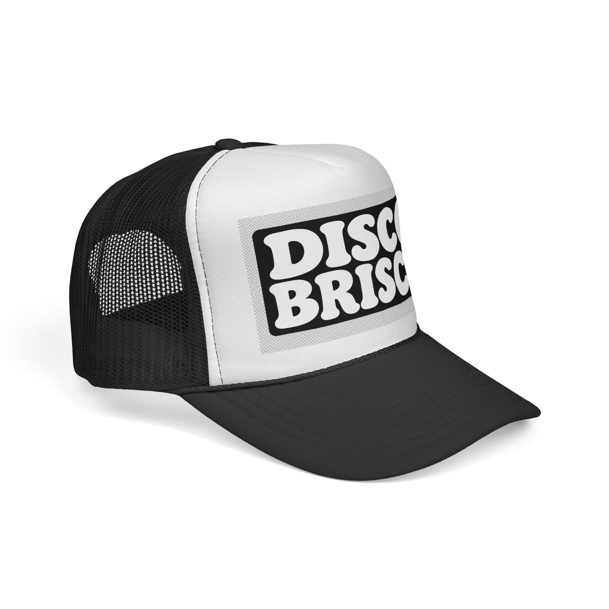 Disco Brisco Trucker Cap — Retro 70s Disco Logo Hat