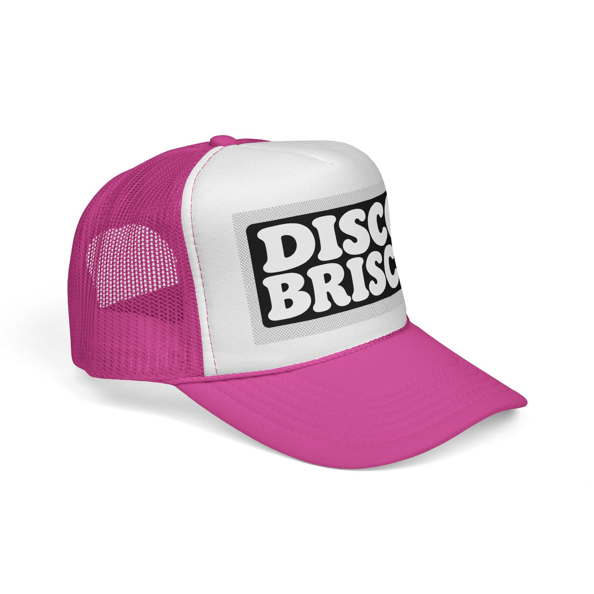 Disco Brisco Trucker Cap — Retro 70s Disco Logo Hat